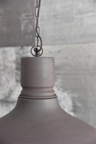 Taklampe - Metall - Matt Svart - 44 x Ø50 cm - www.frokenfraken.se