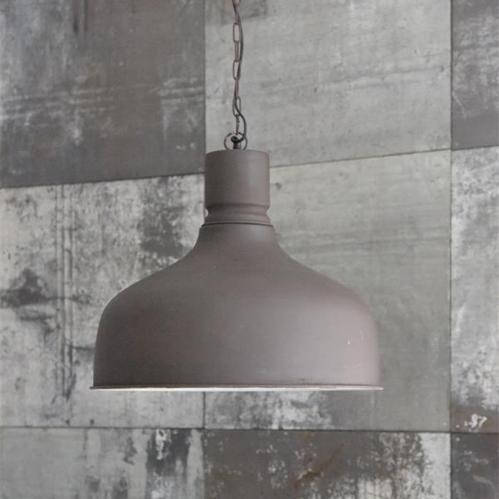 Taklampe - Metall - Matt Svart - 44 x Ø50 cm - www.frokenfraken.se
