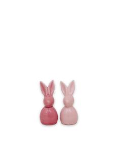 Kanin - Rosa - 2 stk - 7 cm - www.frokenfraken.se