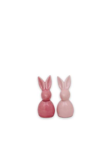 Kanin - Rosa - 2 stk - 7 cm - www.frokenfraken.se