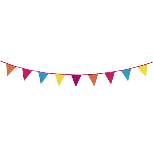 Vimpel i stoff - Fiesta Bunting- 3 m - www.frokenfraken.se