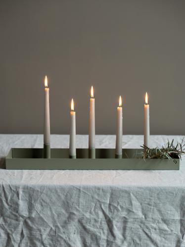 Bordslysestake - SUND - 5 lys magnet - Grønn - 60 cm - www.frokenfraken.se