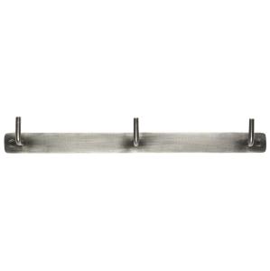 Klädhenger med 3 kroker rustfritt stål - 30,5 X 4,5 X 3,7 CM - www.frokenfraken.se