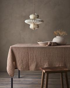 Bordduk - Rustrosa/Ivory - 250 x 140 cm - www.frokenfraken.se