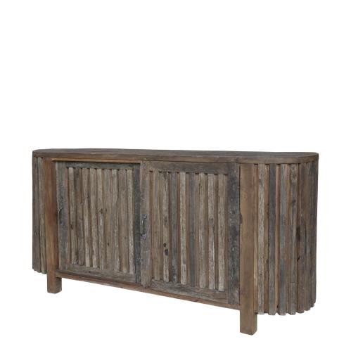 Skap med skyvedører – Natur – 77 x 152 x 44 cm - www.frokenfraken.se