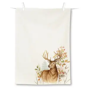 Kjøkkenhåndkle - Hunted Beer Cream - 50 x 70 cm - www.frokenfraken.se