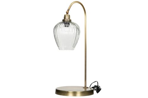 Bordslampe Klart Glass - 27 x 25 x 62 cm - www.frokenfraken.se