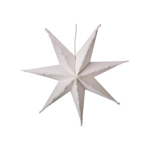 Adventsstjerne – Hvit – 68 + 150 cm - www.frokenfraken.se