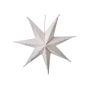 Adventsstjerne – Hvit – 68 + 150 cm - www.frokenfraken.se