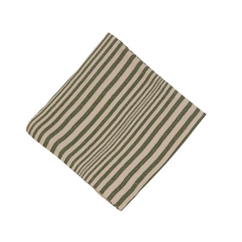 Tygservett - Karin Grön - 50 X 50 CM - 6-pack - www.frokenfraken.se
