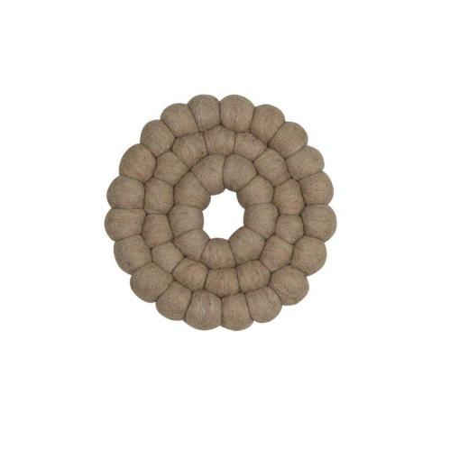 Gryteunderlag - Dot - Beige - Ø19 cm - www.frokenfraken.se