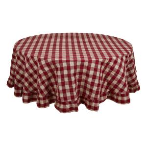 Duk - LISA - RØD - Ø150 CM - www.frokenfraken.se