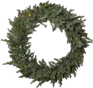 Krans med belysning - Greyland - 100 cm - Utomhus & Inomhusbruk - www.frokenfraken.se