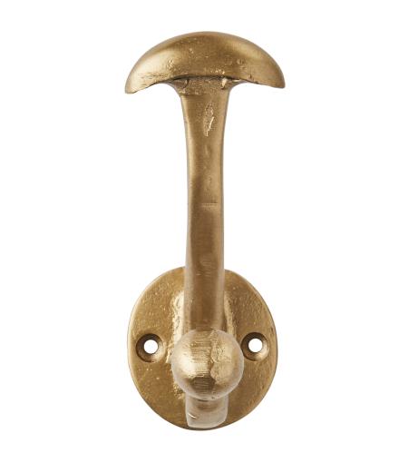 Klädhengar - Krok - Messing - 5 x 13 cm - www.frokenfraken.se