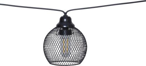 Ljusslinga Solcell - Sunlight - 8 st transparanta ledlampor - 7m - www.frokenfraken.se