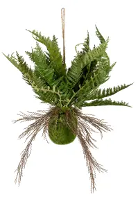 Ormbunke - Grønn - 35 cm - www.frokenfraken.se