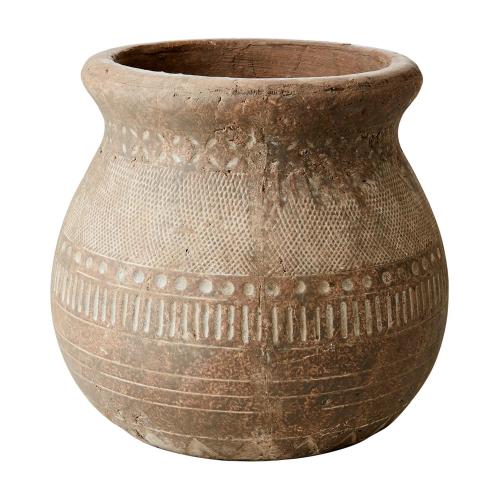 Krukke M - Beige/svart - Ø18 x 29 cm - www.frokenfraken.se