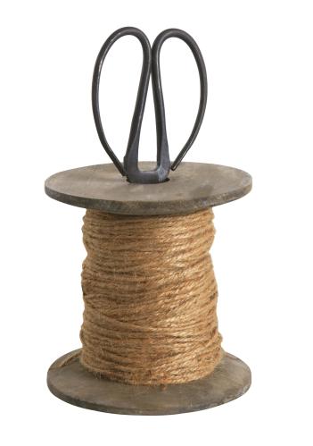 Reprulle med saks - Stor - 14 x 14,5 cm, Saks 22 cm - www.frokenfraken.se