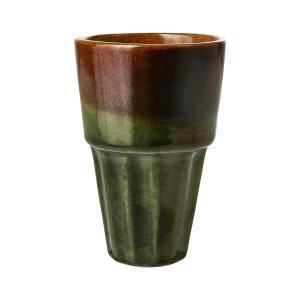 Kopp M - Costa - Grønn/brun - Ø6 x 9 cm - www.frokenfraken.se