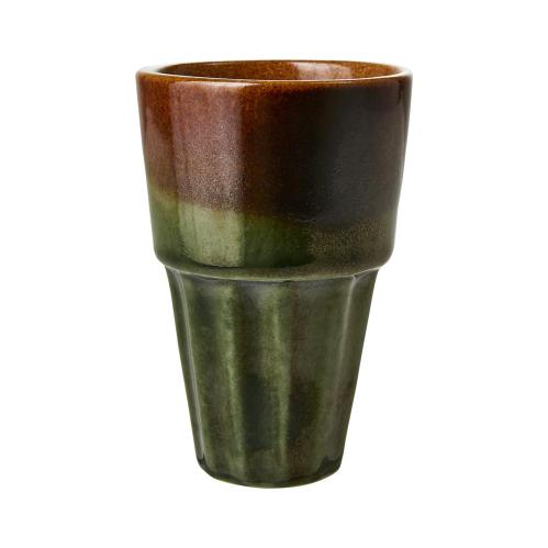 Kopp M - Costa - Grønn/brun - Ø6 x 9 cm - www.frokenfraken.se