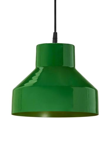 taklampe - Solo - Blank grønn 26cm - www.frokenfraken.se