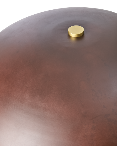 Golvlampa - Svamp Rostbrun - Ø22/48 x 120 cm - www.frokenfraken.se