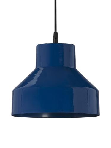 taklampe - Solo - Blank blå 26cm - www.frokenfraken.se