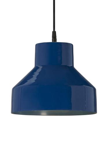taklampe - Solo - Blank blå 26cm - www.frokenfraken.se