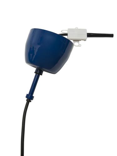 taklampe - Solo - Blank blå 26cm - www.frokenfraken.se