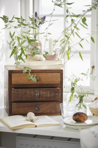 Byrå med 3 lådor - Wood - 30 x 25 cm - www.frokenfraken.se