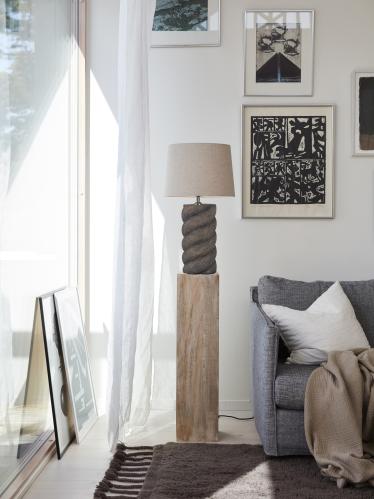 lampfot - Spin - Brun 41cm - www.frokenfraken.se