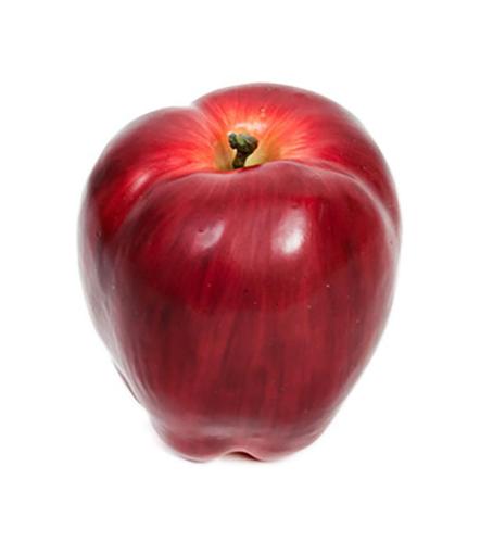 Eple - Kunstig Rød - 10 cm - www.frokenfraken.se