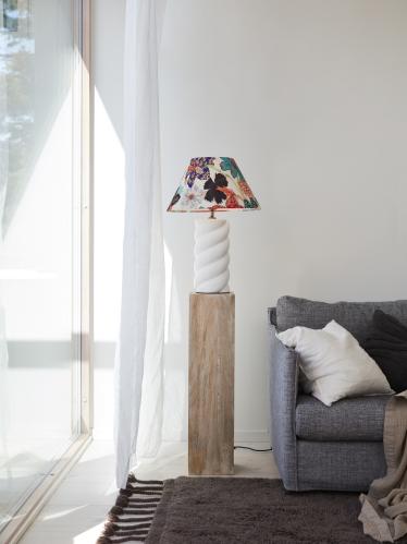 lampfot - Spin - Vit 41cm - www.frokenfraken.se