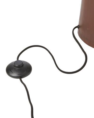 Golvlampa - Svamp Rostbrun - Ø22/48 x 120 cm - www.frokenfraken.se