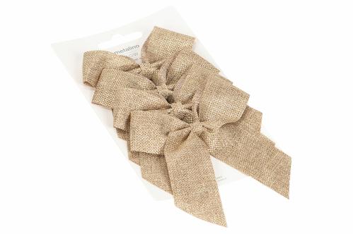 Heng – Sløyfe – Metalino – Gull – 1 stk – 10 x 12 cm - www.frokenfraken.se