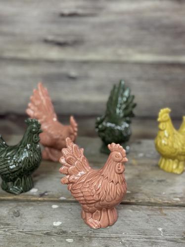 Høne - Agda - Grønn - 14 cm - www.frokenfraken.se