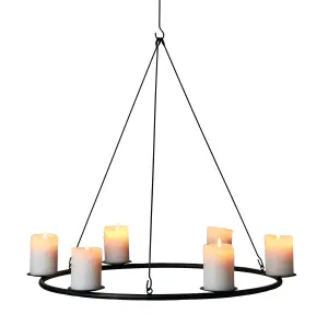 Ljuskrona for blocklys - Ø60 x H67 cm - www.frokenfraken.se