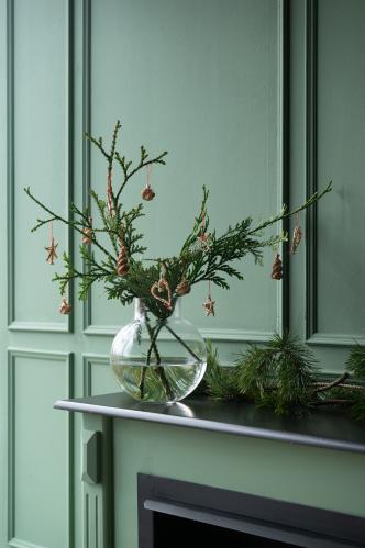 Julekuler – Halmfigurer – 12 stk – 3–6 cm - www.frokenfraken.se