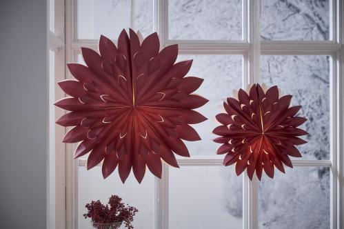 Adventsstjerne - Rød - 40cm - www.frokenfraken.se