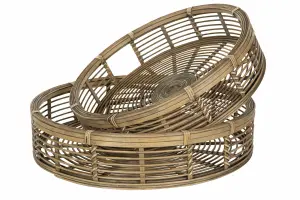 Bricka - Bambu - 2 størrelser - Ø45 - www.frokenfraken.se