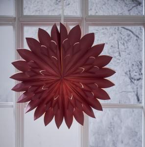 Adventsstjerne - Rød - 60cm - www.frokenfraken.se