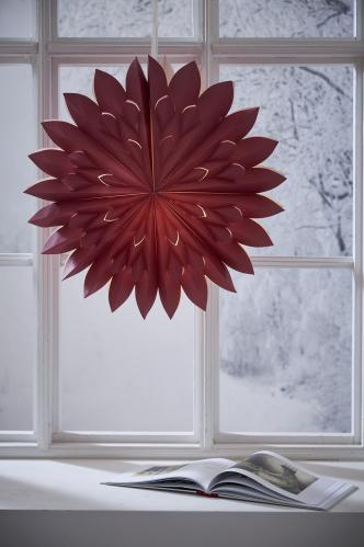 Adventsstjerne - Rød - 60cm - www.frokenfraken.se