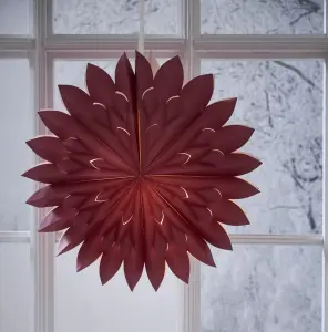 Adventsstjerne - Rød - 60cm - www.frokenfraken.se