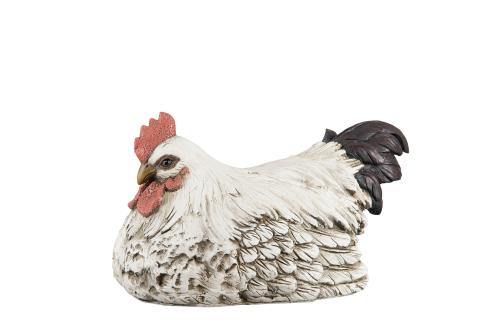 Høne - liggende - 31 cm - www.frokenfraken.se