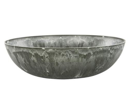 Skål - Betong - Grå - 38 x 10 cm - www.frokenfraken.se