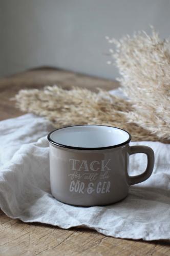 MUGG - TAKK FOR ALT DU GJØR OG GIR - 11 X 9 X 6,5CM - www.frokenfraken.se