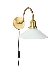 Vegg lampe - Axel - Opal 25cm - www.frokenfraken.se