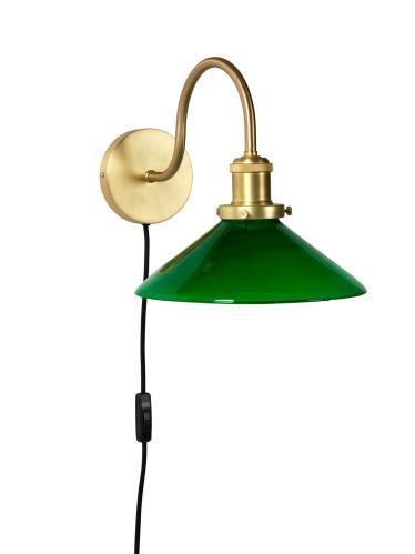 Vegg lampe - Axel - Grønn 25cm - www.frokenfraken.se