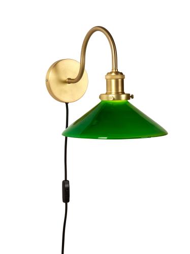 Vegg lampe - Axel - Grønn 25cm - www.frokenfraken.se