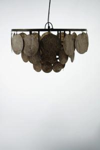 Taklampe – Lennon – Beige – Ø50 x 30 cm - www.frokenfraken.se